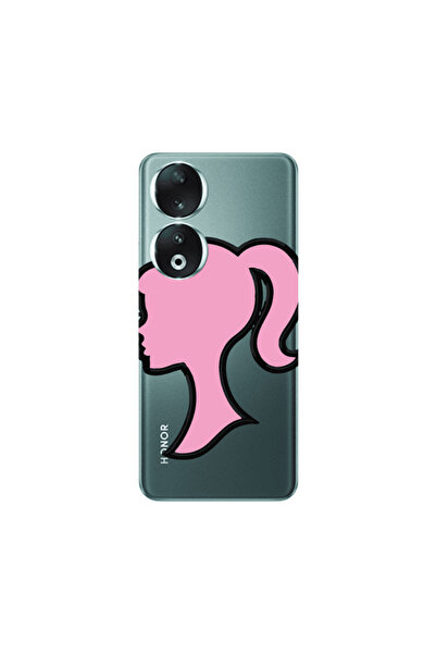 Other Honor 90 5G Line girl Transparent Silicone TPU Θήκη