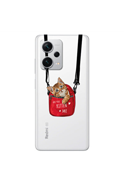 Other Xiaomi Redmi Note 12 5G Are you kitten Transparent Silicone TPU Θήκη
