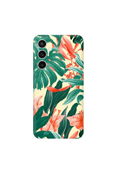 Other Samsung S24 Plus Tropic Laves Transparent Silicone TPU Θήκη
