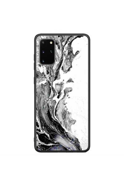 Other Samsung S20 Plus Marble River Black Glossy Θήκη