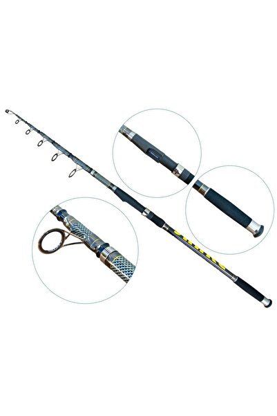 Baracuda Carbon fiber rod Snake Tele Carp 3907 3.90m