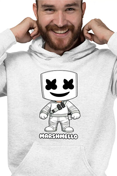 OEM Marshmello Chibi Cartoon Men's Hoodie