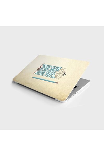 Yıldızan Terra Organik Laptop Notebook Pc Covering Sticker Believe in Design ...