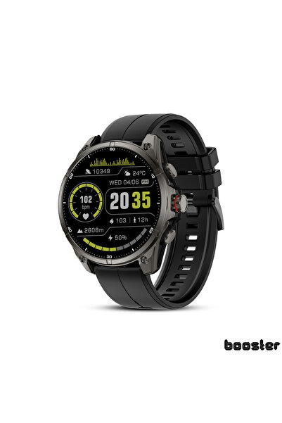 BOOSTER REVIEW Smartwatch Booster Military M3, AMOLED 1.43”, GPS multi-sateli...