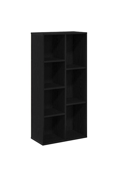vidaxl Bibliotecă Stejar Negru 50 x 25 x 102 cm