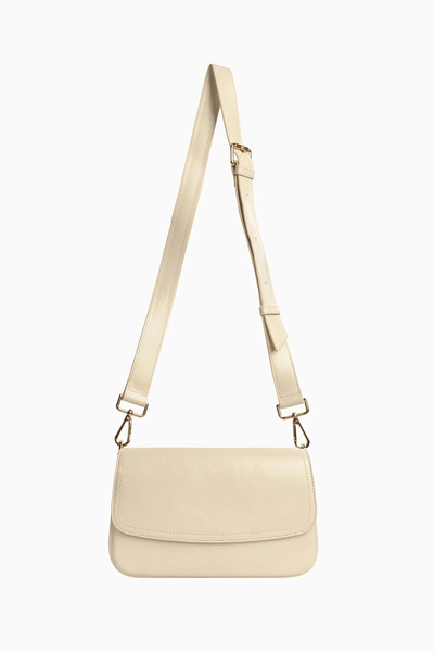 Zlato Women's cream handbag and shoulder bag - stylish and elegant