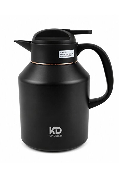 KD 2 Litre Vakumlu Çelik Termos Sürahi – SUS 304 Paslanmaz Çelik – Sıcak & So...