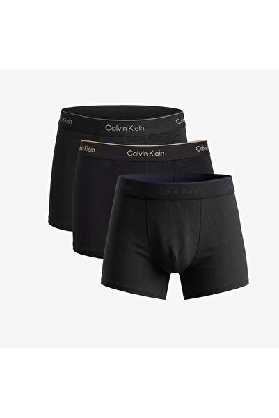 Calvin Klein Relaxed Fit Trunk 3'lü Erkek Siyah Boxer
