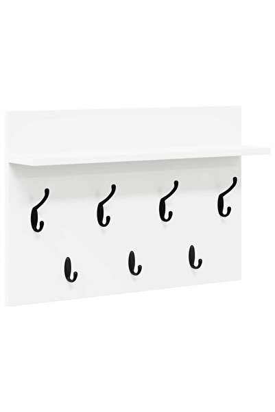vidaxl Răcător de paltoane montat pe perete Alb 60 x 40 x 12 cm