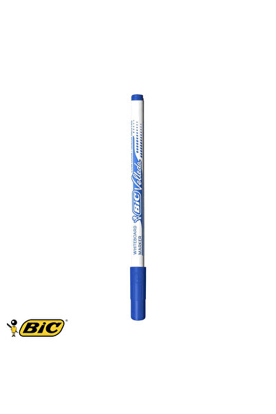 Bic Marker pentru tablă albă Velleda 1721, vârf fin 1.0mm, cerneală albastră ...