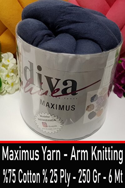 Diva İplik خيط حياكة عملاق -250 جرام-6 متر - اللون - 7550