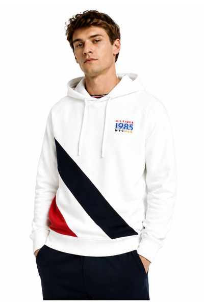 Tommy Jeans Hanorac Alb, L