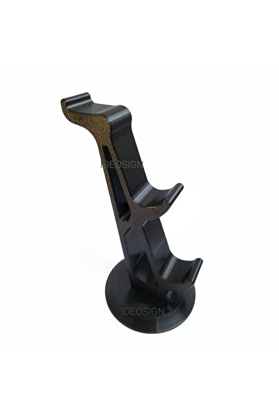 OEM Suport dublu pentru 2 controllere si 1 pereche de casti, negru, design compact si stabil