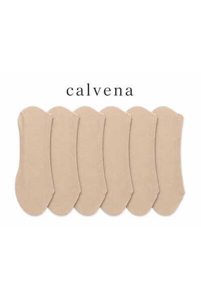 Calvena Kadın 6 'lı İnce Tül Ten Rengi Suba Çorap
