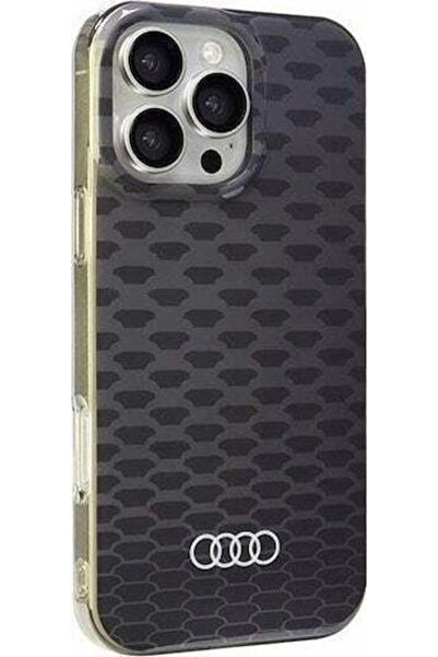 Audi Iml Σχέδιο Ραφής Magsafe Iphone 16 Pro Max 6.9 " Μαύρη Σκληρή Θήκη Au-im...