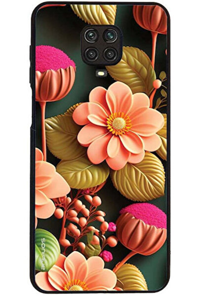 Other Θήκη Sonique Σειράς 3D Λουλουδιών για Xiaomi Redmi Note 9s/9 Pro Σολομί