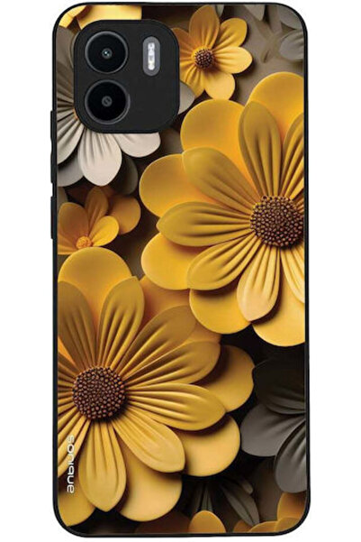 Other Θήκη Sonique Σειράς 3D Λουλουδιών για Xiaomi Redmi A1 Redmi A2 Κίτρινο