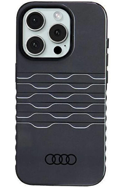 OEM Audi IML MagSafe Πίσω Κάλυμμα Πλαστικό Μαύρο (iPhone 15 Pro) Κωδικός: AU-...