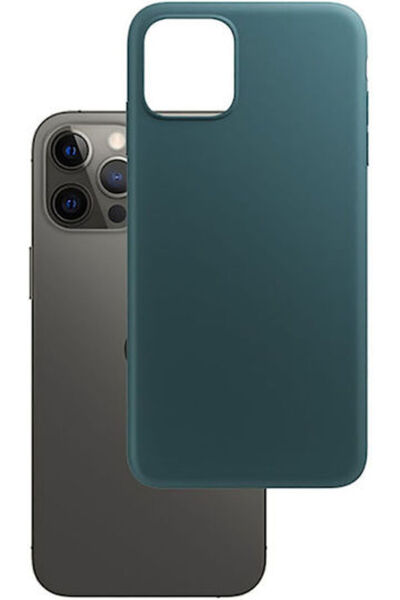 OEM Ματ Πίσω Κάλυμμα Σιλικόνης Σκούρο Πράσινο (iPhone 11 Pro Max)