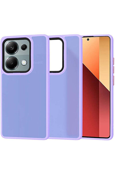 Techsuit Halofrost Πίσω Θήκη Σιλικόνης με Λουράκι Μωβ (Redmi Note 13 Pro 4G /...