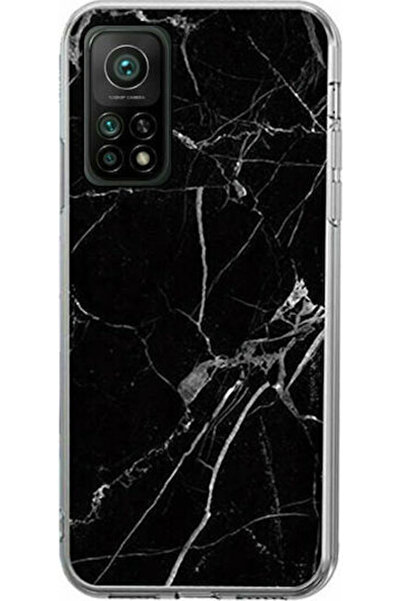 WOZINSKY Marble Back Cover Silicone Black (Xiaomi Mi 10T / Mi 10T Pro)