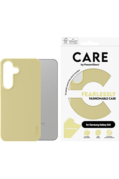 Panzer Glass PanzerGlass Fashion Πίσω Κάλυμμα Σιλικόνης Κίτρινο (Galaxy S25) ...