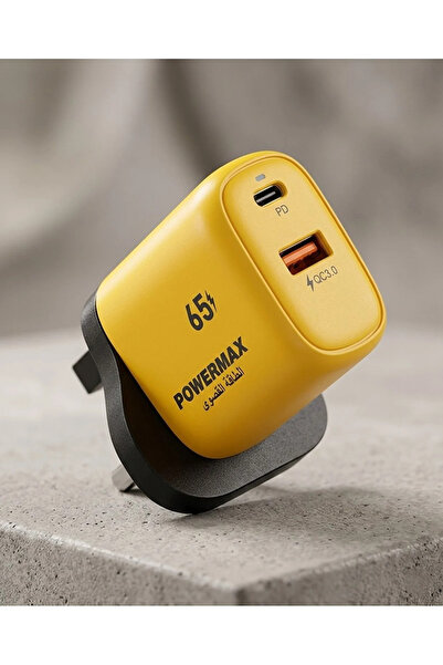 Primo Plus MX33 Fast Wall Charger Adapter 65W - Dual Port USB-C PD & Quick Ch...