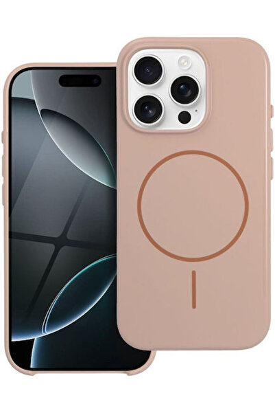 OEM Γυαλιστερή Πλαστική Χρυσή Πίσω Θήκη Τύπου Mag (iPhone 16 Plus) Κωδικός: 3...