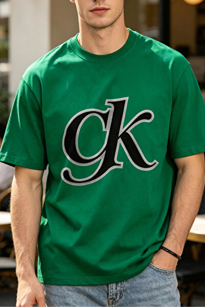 Fleck Casual Style T Shirts For Men With CK Logo Mens Printed T Shirts
