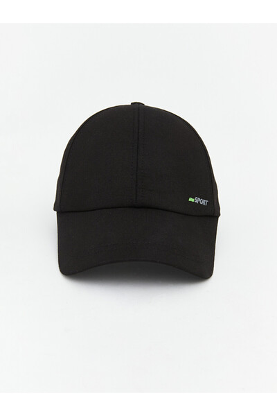 LC Waikiki Black Text Embroidered Men's Cap Hat