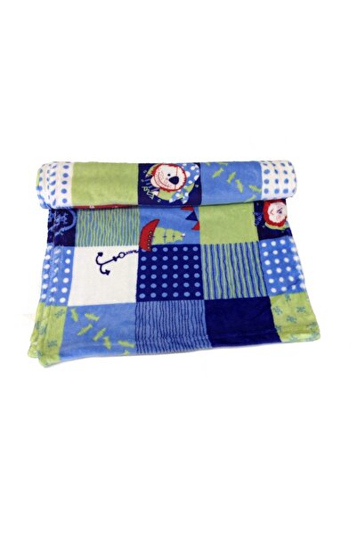 MILANO COLLECTION Patura Cocolino Copii, Marinar Patchwork, 110 x 140 cm