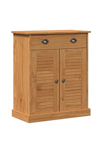 vidaxl Bathroom Cabinet with Shelf VIGO Brown and Honey Brown 68 x 34 x 80 cm