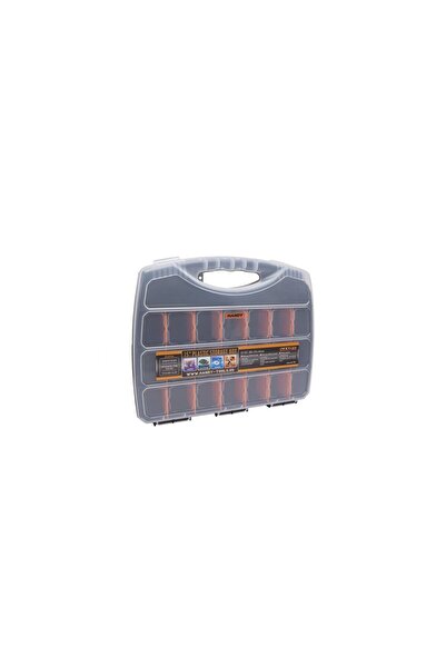 Mercaton Plastic storage box for accessories with adjustable compartments, 38...