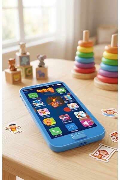 Kukuli MÜZİKLİ OYUNCAK TELEFON (Mavi)
