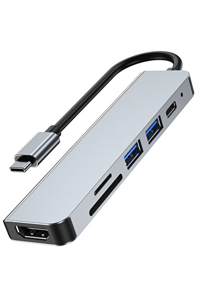 Tech-Protect V4-Hub 6-In-1 Adapter For Usb-C Phones With Gigabit Ethernet