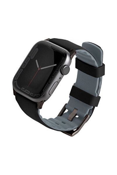 uniq Λουράκι Linus Σιλικόνης Μαύρο (Apple Watch 44/45/46mm/Ultra 49mm) UNIQ-4...