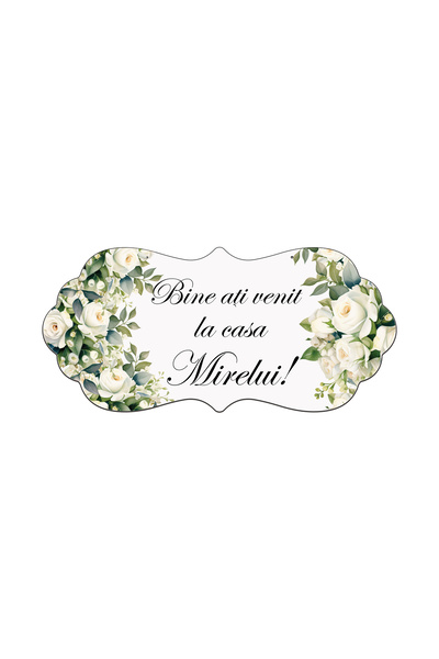 Bello Carino High quality decoration products Plăcuțe " Bine ați venit la Cas...