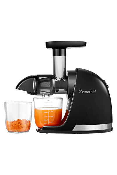 AMZCHEF 1501-Bk-Sm Storcator pentru fructe și legume cu sistem de reducere a ...