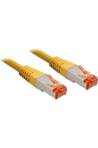 goobay Καλώδιο Ethernet Gigabit S/FTP Κατηγορίας 6, 5μ, Κίτρινο, Κωδικός: 68303