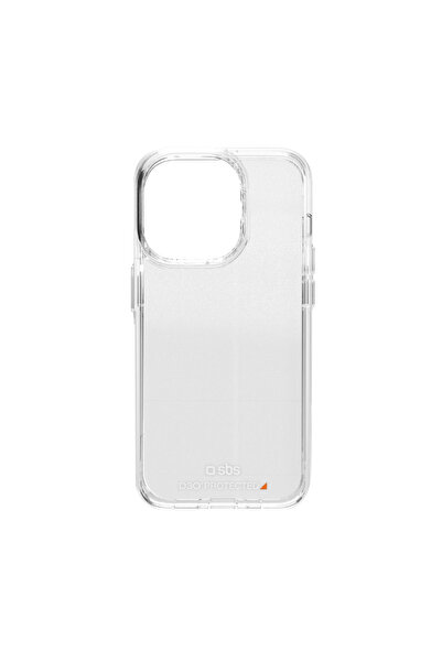 SBS Husă D3O pentru iPhone 15 Pro, protecție transparentă pentru ecran și spate