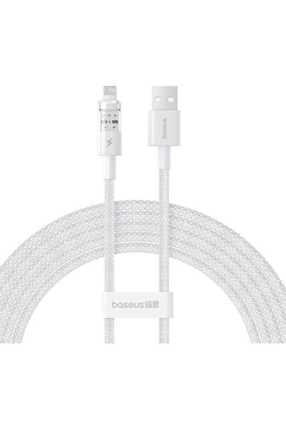 Baseus Gem Καλώδιο USB-A σε Lightning 20W Λευκό 2μ (P10373003211-01)