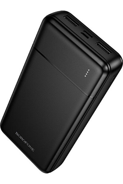 Borofone BJ88A Power Bank 20000mAh με 2 θύρες USB-A και 1 θύρα USB-C Μαύρο