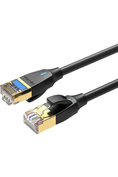 Vention Καλώδιο Ethernet S/FTP Cat.8 (40Gbps) 2μ Μαύρο Κωδικός: IKIBH
