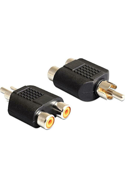 DELOCK Μετατροπέας RCA αρσενικό σε RCA 2x θηλυκό 1 τεμάχιο 84499