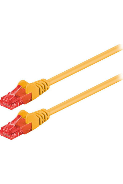 goobay Καλώδιο Ethernet U/UTP Cat.6 (Gigabit) 0,5μ Κίτρινο Κωδικός: 68433