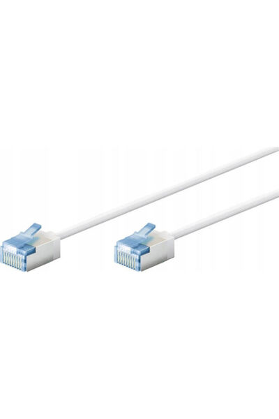 goobay U/FTP (STP) Cat.6a (Gigabit) Καλώδιο Ethernet 0,15μ Λευκό Κωδικός: 74326