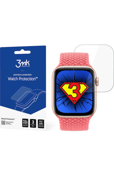 3MK Premium Προστατευτικό Οθόνης 3 τεμαχίων για το Apple Watch 40mm