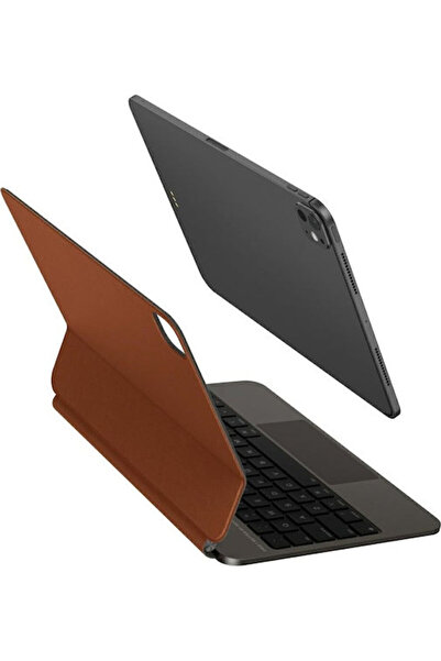 uniq Θήκη Flip με Πληκτρολόγιο Καφέ (iPad Pro 11 M4 (2024))