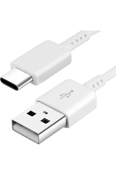 Samsung Καλώδιο USB 2.0 USB-C Αρσενικό - USB-A Λευκό 1,5μ EP-DW700CWE Χύμα