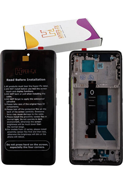 Hyper Οθόνη με μηχανισμό αφής και πλαίσιο για Xiaomi Poco X7 5G (Μαύρο) Κωδικ...
